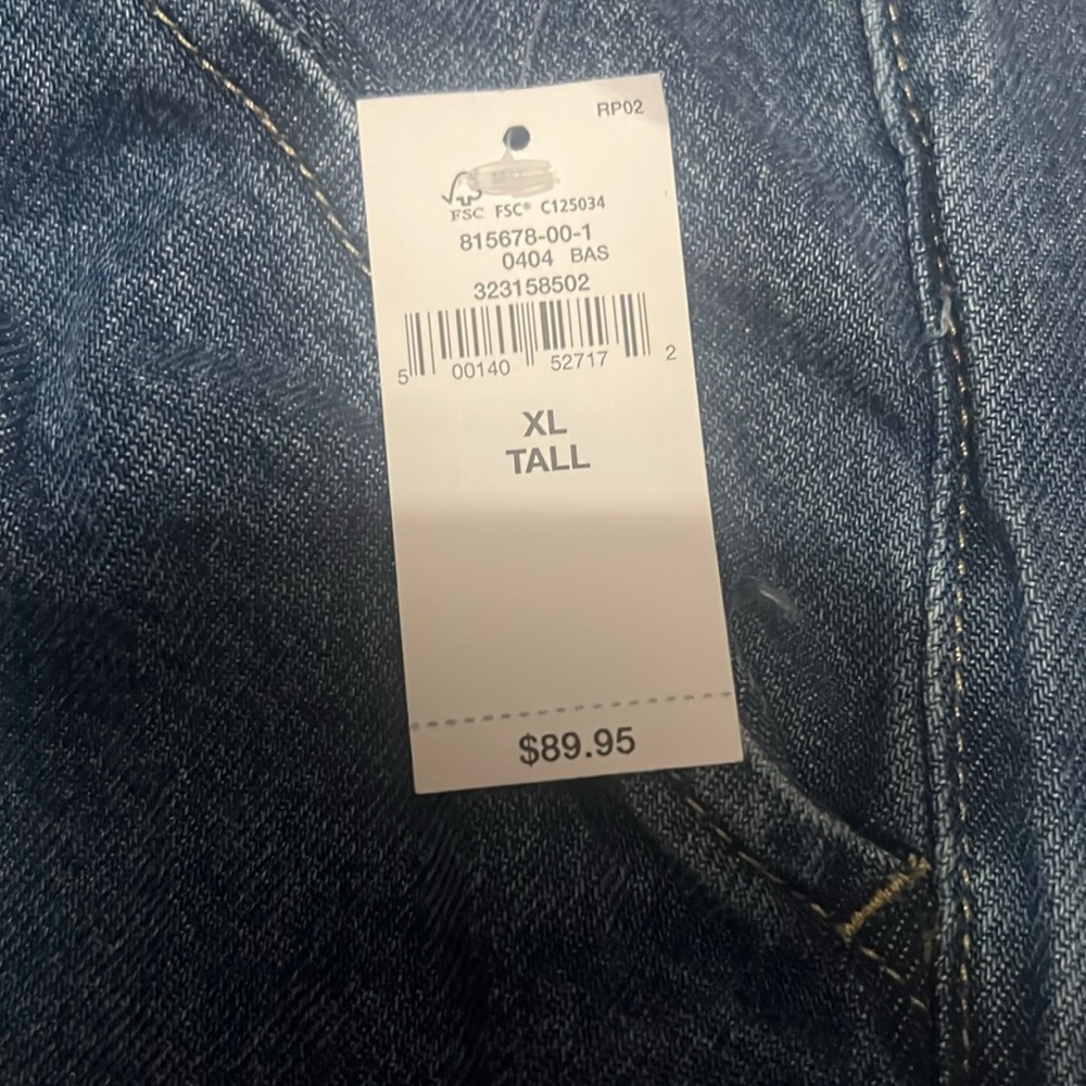 Gap Horseshoe style Jeans size XL Tall (Size 16/18) - Picture 4 of 7